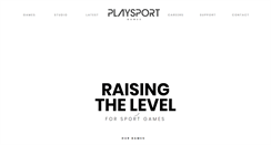 Desktop Screenshot of playsportgames.com